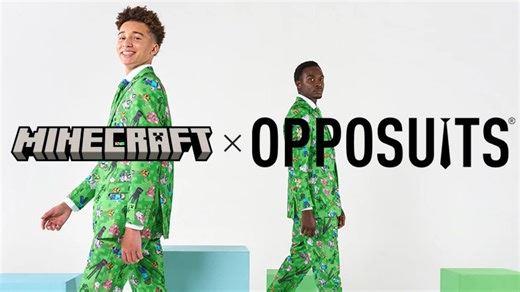 Minecraft announces giveaway to celebrate collaboration with Opposuits