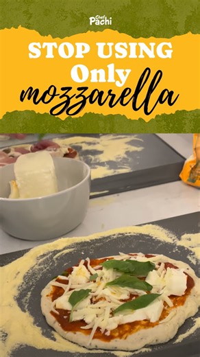 Pizza from Scratch | Step 5: The Best Cheese for Homemade Pizza 🧀🍕 by Chef Pachi