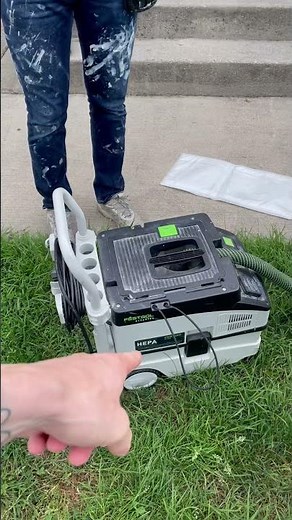 Changing the bag on a Festool CT 15 dust extractor in under 1 minute!