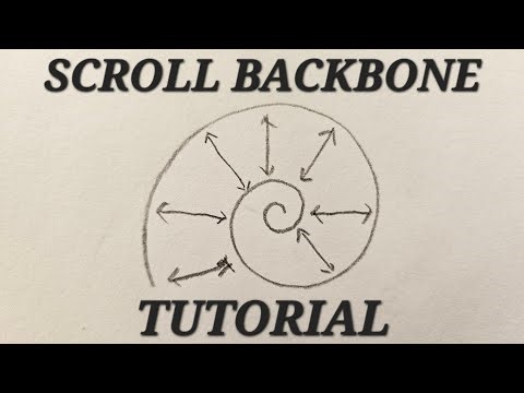 Acanthus Scroll Backbone (Easy Tutorial)