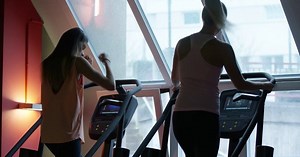 Women on step machine  - Free Stock Video Footage | Coverr