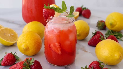 Easy Strawberry Lemonade The Cooking Foodie