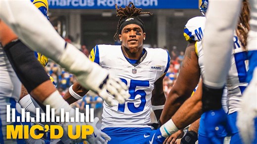 Demarcus Robinson Mic'd Up vs. 49ers back home in SoFi Stadium
