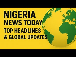 BREAKING: Nigeria Top Headlines & Global Updates Today