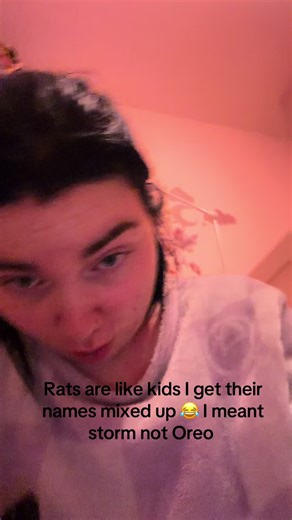 He’s probably very confused as to why I called him Oreo also I think he peed down my back 😂🐀 #fyp #ratsarepetstoo #rats #rat #animal