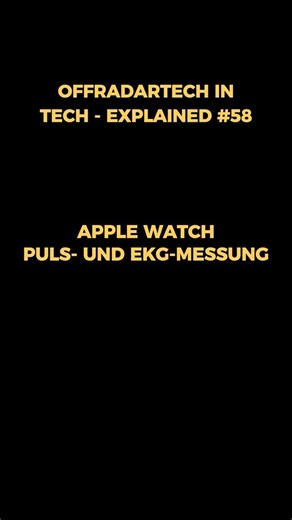 TECH - EXPLAINED #58 : Wie misst die Apple Watch dein EKG?