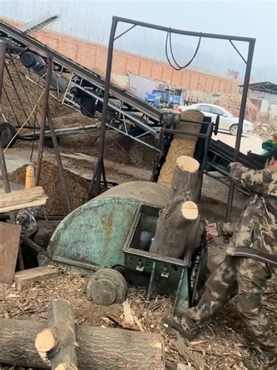 Effortless Wood Crushing with Precision Discharge