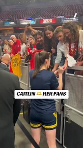 Caitlin Clark signing autographs for her fans ahead of the Fever season opener 👏 | Yahoo Sports