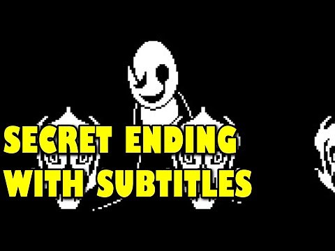 W.D. Gaster Fight - SUBTITLES + SECRET ENDING (Undertale Fangame) Manly Let's Play