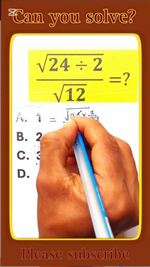 Can you solve this square root problem? #basicproblems #algebra #maths