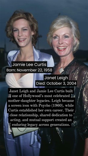 Janet Leigh and Jamie Lee Curtis: The Mother-Daughter Legacy That Shaped Hollywood