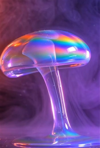 Aesthetic Rainbow Loop ASMR | Soft Glitter Animation