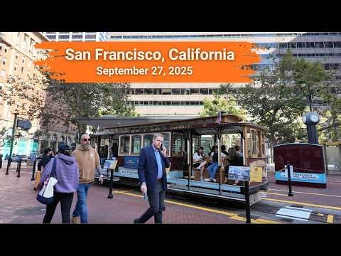 San Francisco, California Saturday Walk (September 27, 2025)