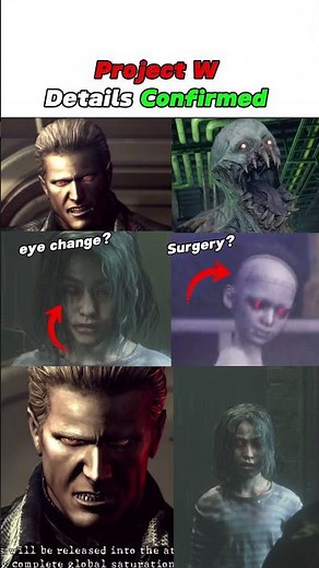 Project Wesker Details Confirmed? #residentevil #residentevilrequiem #shorts #explore #xyzbca