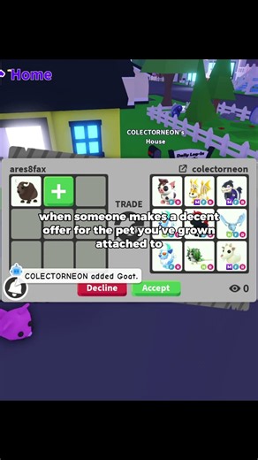 I just can’t trade my buffalos away #adoptme #roblox #memes #shorts #adoptmeroblox