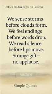 A Thought Only Deep Minds Notice | Simple Quotes