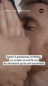 874K views · 7.1K reactions | "J'en ai rêvé de ce bidon tout rond" Après 5 grossesses arrêtées, Aline et David se confient sur les épreuves qu’ils ont traversées. Loin d’avoir baissé les bras, le couple est aujourd’hui parent d’un petit garçon et attend un autre enfant. Suivez le parcours touchant de ce couple dans le documentaire La France en vrai "Nos petites bulles", disponible sur notre plateforme france.tv  bit.ly/LFEV-PetitesBulles | France tv | Facebook