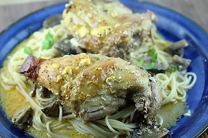 Slow Cooker Rabbit in Wine and Cream Cheese Sauce - Cully's Kitchen