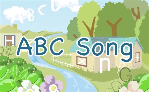 ABC Song | 小学英语歌谣+伴奏 | 三年级上 Unit 1 | Let’s sing