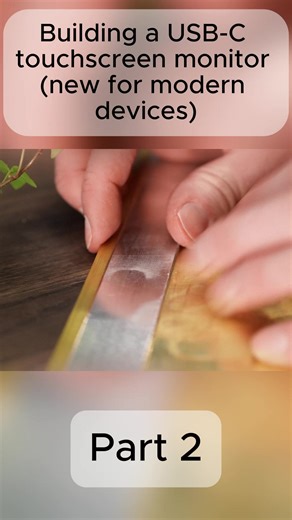 Building a USB C touchscreen monitor (new for modern devices) #manufacturing #touchscreen #UK