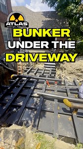 Installing A Bunker Under The Driveway #bomsbshelter #atlassurvivalshelters #bunker #shtf #prepper #doomsdaypreppers #fallout76 | Atlas Survival Shelters