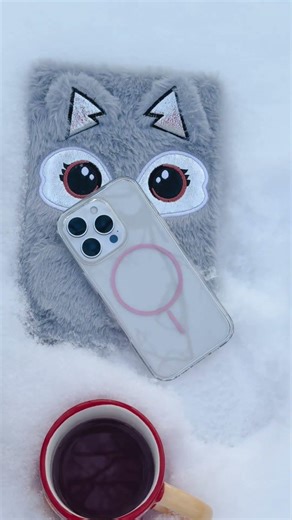 New Design Clear MagSafe iPhone Case with Pink Accent Ring