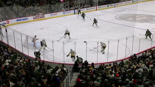 Jared Spurgeon with a Powerplay Goal vs. Boston Bruins