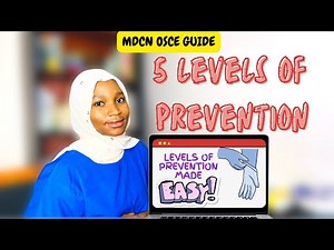 Levels of Prevention Public Health (for MDCN OSCE - with Examples)