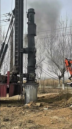 Incredible High-Power Diesel Hammer Piling Process | Heavy Foundation Engineering