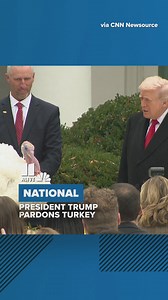 President Trump pardons turkey