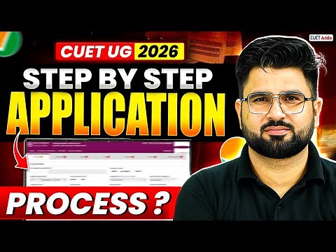 CUET UG 2026 Application Form | Step-by-Step Process? | CUET Registration Form Filling Process📑