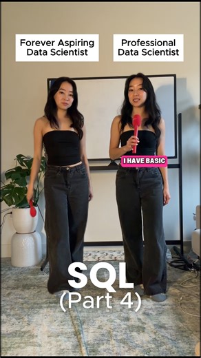 Dawn Choo | Data Interview Tips on Instagram: "Comment LEARNSQL to get a link to my free SQL learning platform 💪🏼 SQL is a must-know skill for Data Scientists. It’s the #3 required skill on Data Science job descriptions. #datascientist #datascience #sql"