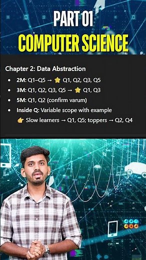 💻 12th Computer Science | Chapter 1 & 2 Important Questions for Quarterly Exam 📚