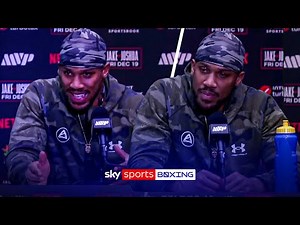 Anthony Joshua's FULL post-fight press conference after KO win over Jake Paul