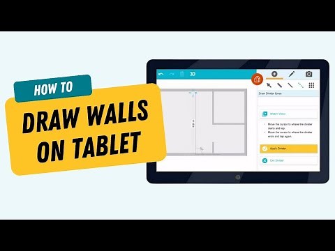 Draw Walls on a Tablet - RoomSketcher App