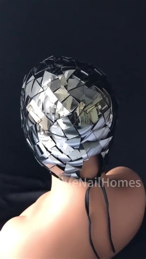 Mosaic Glass Mask: Avant-garde Headpiece for Halloween, Parties, Rave and Photoshoots - Etsy