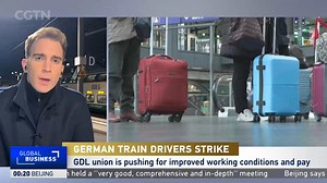 German train drivers strike causes major disruptions in the rail network, impacting travel across the country. The union demands better working conditions, leading to a 20-hour walkout. Less than a quarter of long-distance trains are operational. #Germany #TrainStrike #TravelDisruption | CGTNEurope | Facebook