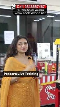 Popcorn Training Live Demo 🍿 | Complete Business Setup & Machine Demo