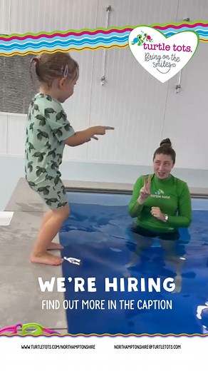 We are hiring! We're looking for a new teacher to join our wonderful team on Sundays (with potential for weekdays in the future). Our teachers are loved by our turtles and their families and they all have their own spark they bring to the pool. Are you fun, intuitive, energetic & love working with children & their parents? Can you offer guidance and support whilst encouraging confidence and positive motivation? Are you who we're looking for? 💦You don't need to have any previous swimming teachin