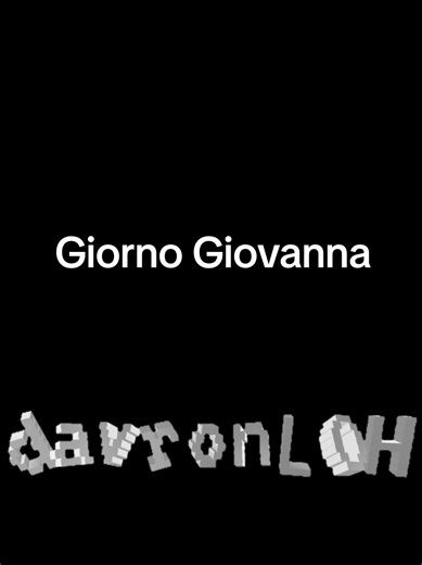 Giorno Giovanna Lazy Edit Without Glitches