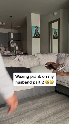 I had to get him again with the waxing prank 🤣🤣🤣 #reels | Snacks Philly