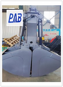 [Hot Item] Excavator Attachment Clamshell Bucket for Unloading Coal Sand