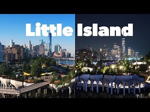 Sunrise & Sunset on Little Island, NYC | FULL TOUR Day and Night 2022