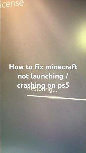 How to fix minecraft not launching / crashing on ps5