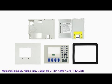 2711P-K4M5A 2711P-K4M5D Plastic Case, Membrane keypad for PanelView Plus 400