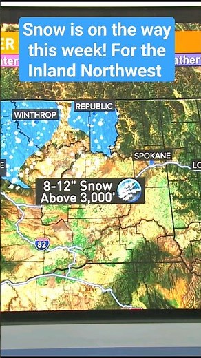 Spokane and North Idaho! Snow is on the way THIS WEEK! Are you ready?