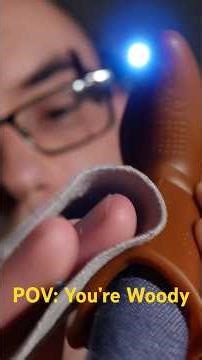 POV: You’re Woody getting cleaned #toystory #asmr #pov