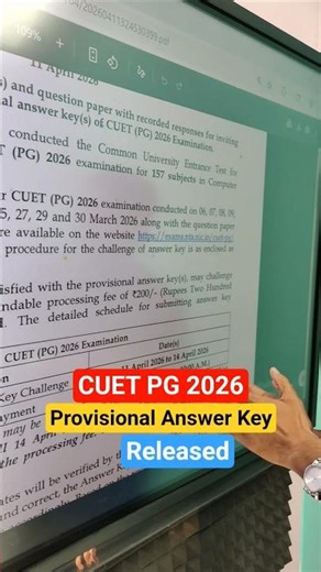 CUET PG 2026 Provisional Answer Key OUT #cuetagriculture
