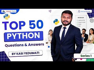 Top 50 Python Interview Questions & Answers (DREAM Framework)