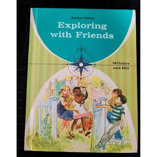 Exploring with Friends 1968 Social Studies Textbook Follett McIntire Hill VIDEO